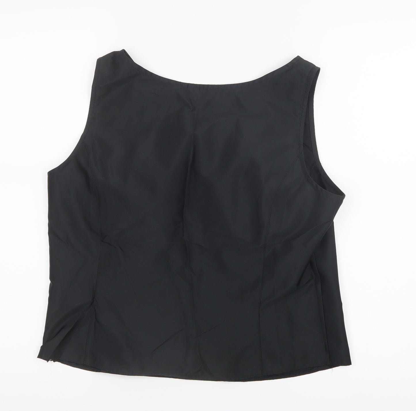 Your 6th Sense Womens Black   Basic Blouse Size 14