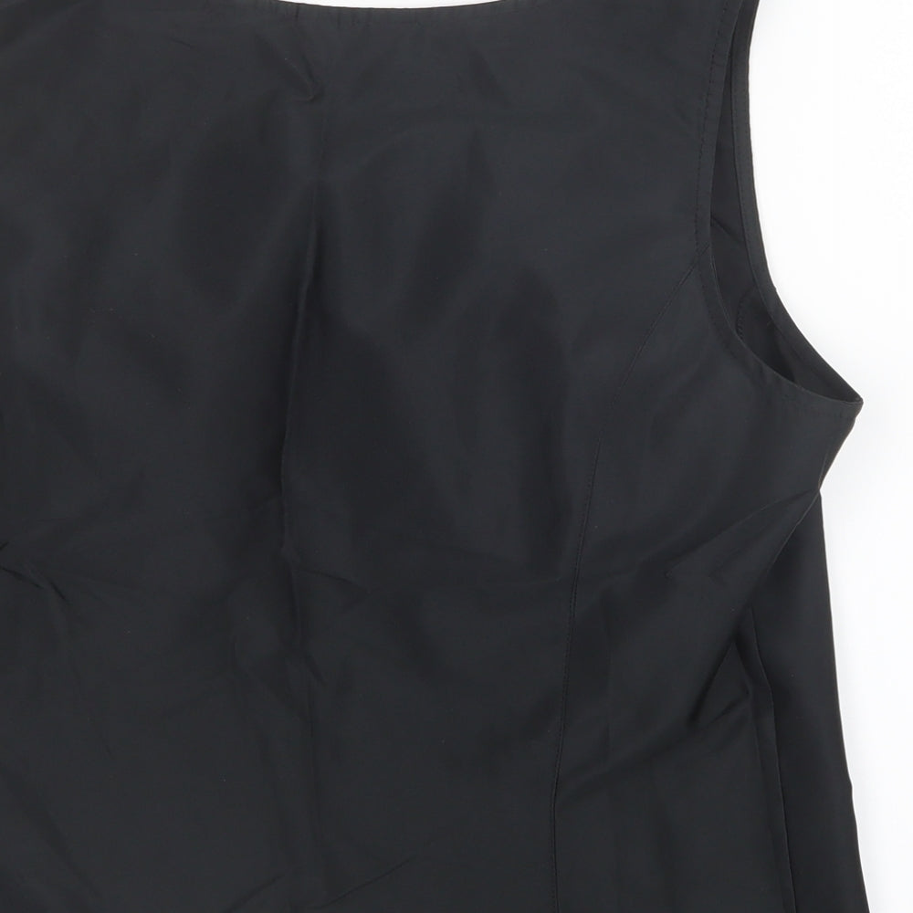 Your 6th Sense Womens Black   Basic Blouse Size 14