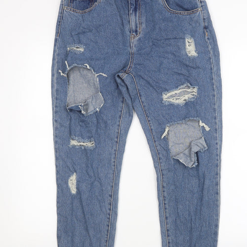 Noisy may Womens Blue  Denim Straight Jeans Size 31 in L25 in