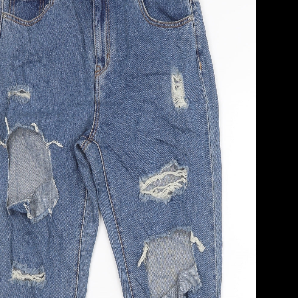 Noisy may Womens Blue  Denim Straight Jeans Size 31 in L25 in
