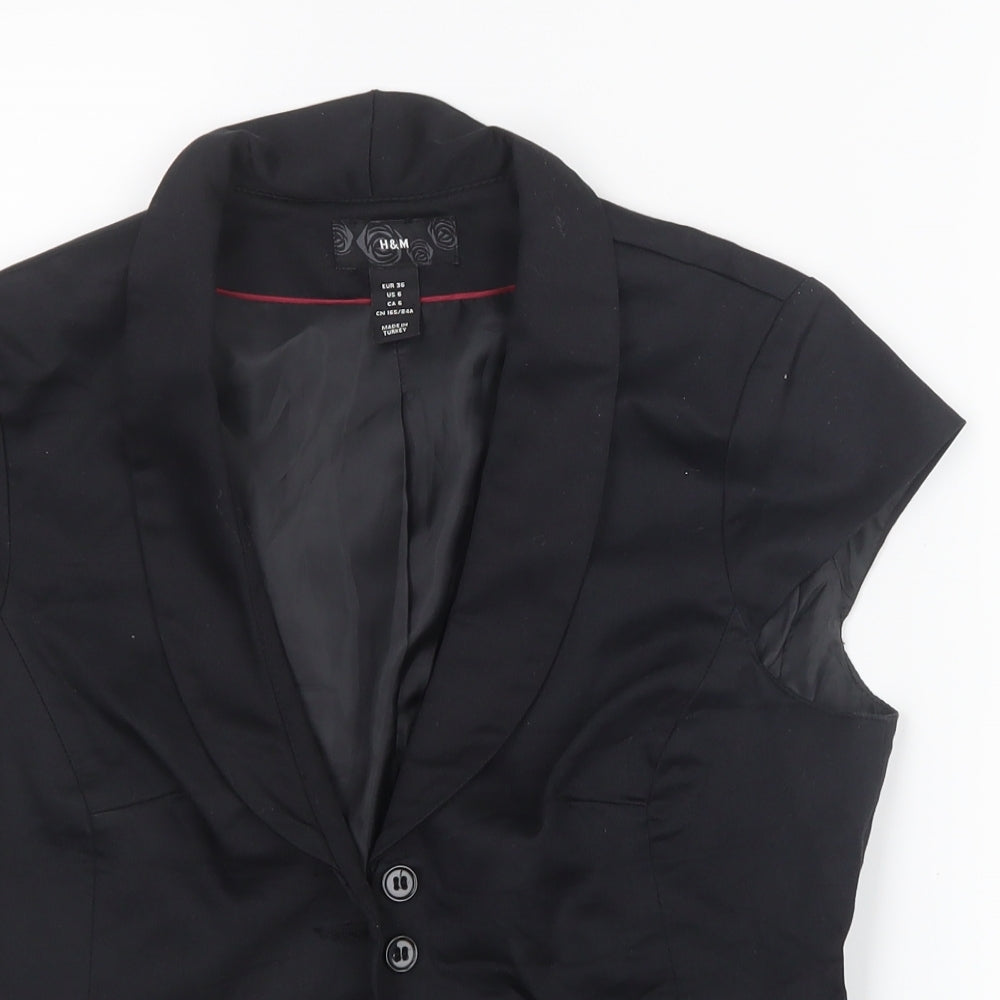 H&M Womens Black   Jacket  Size 8