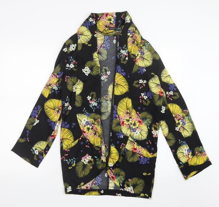 Atmosphere Womens Yellow Geometric Jacket Size 6