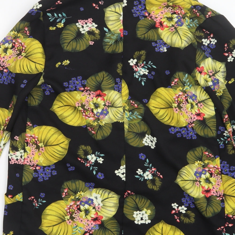 Atmosphere Womens Yellow Geometric  Jacket  Size 6