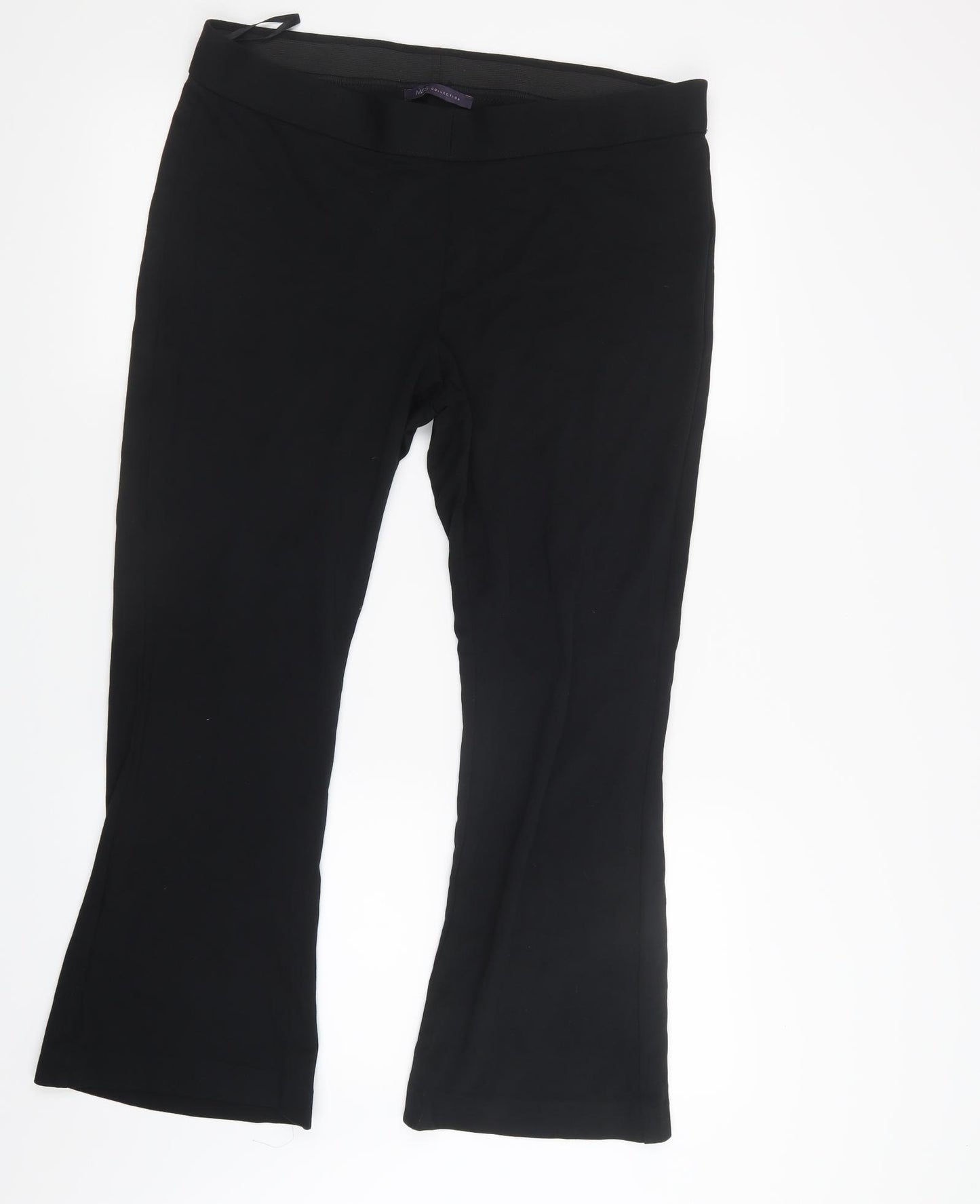 Marks and Spencer Womens Black   Trousers  Size 16 L25.5 in