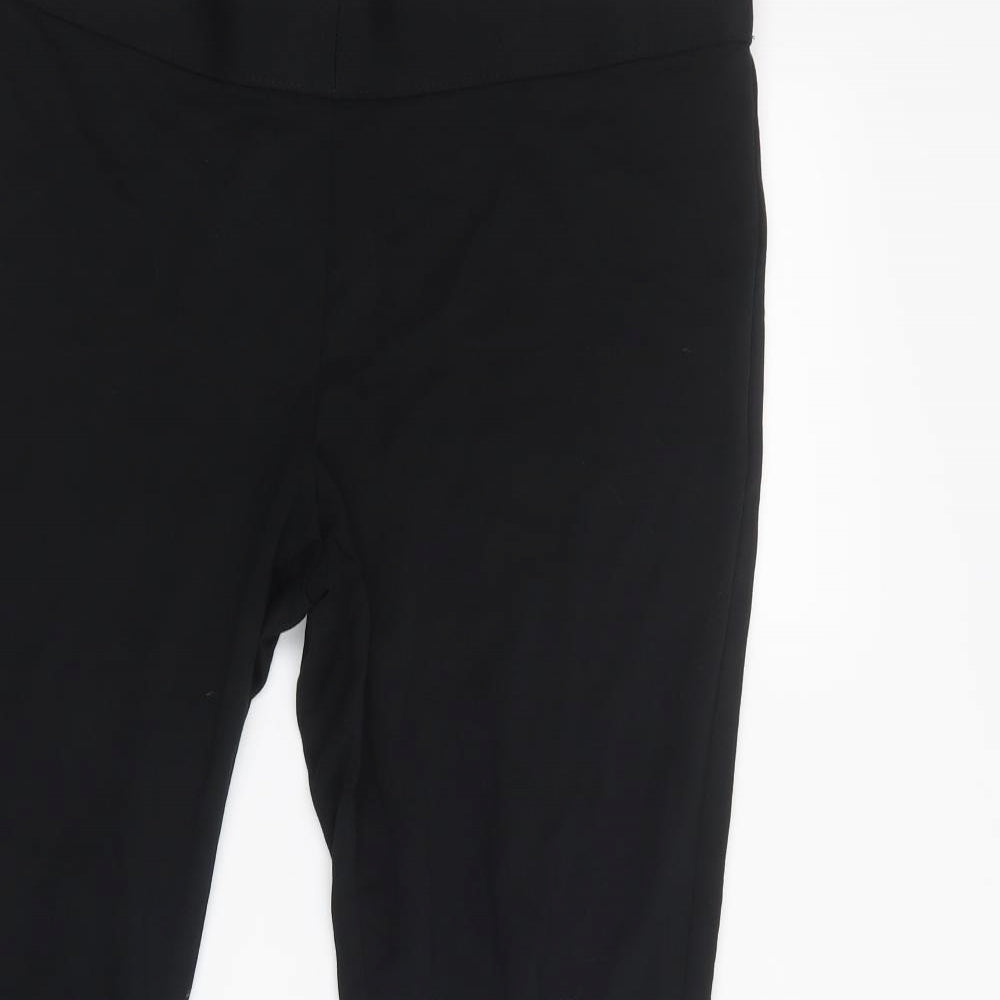 Marks and Spencer Womens Black   Trousers  Size 16 L25.5 in