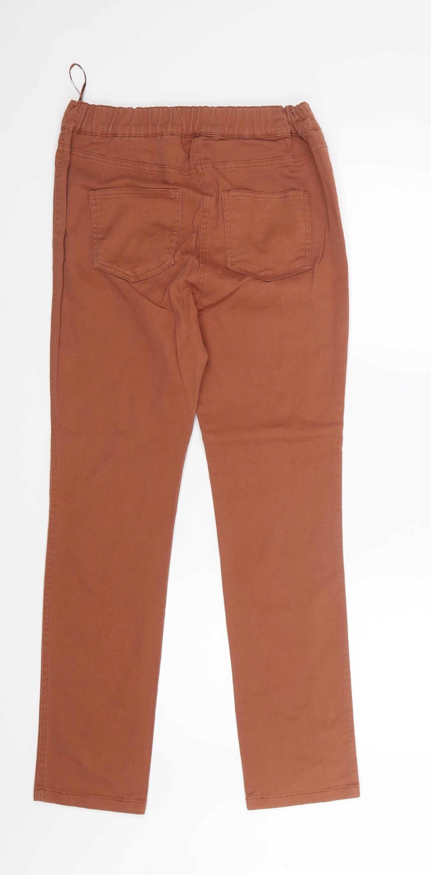 George Womens Orange  Denim Jegging Jeans Size 12 L28 in