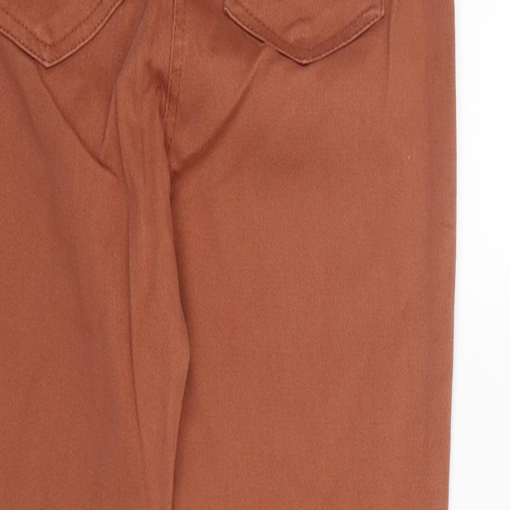 George Womens Orange  Denim Jegging Jeans Size 12 L28 in
