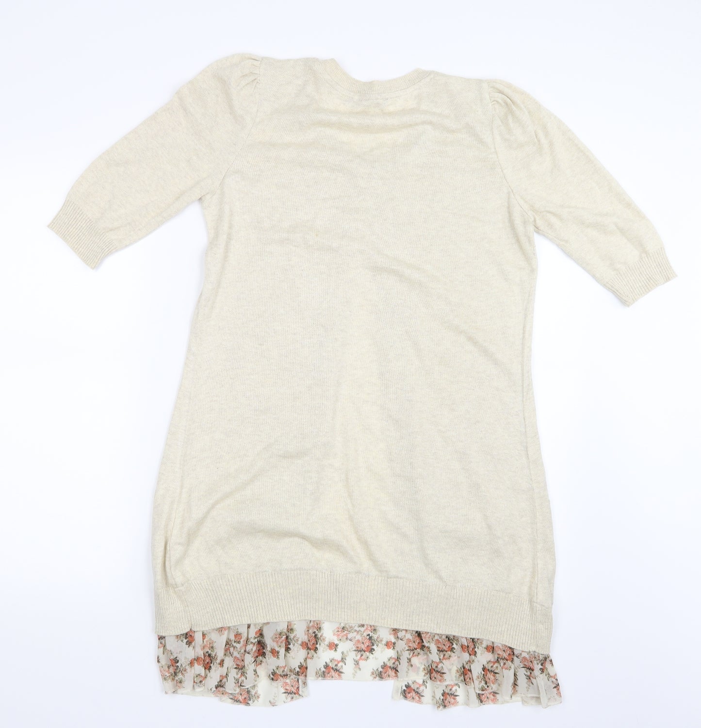 George Womens Ivory  Knit Cardigan Jumper Size 12