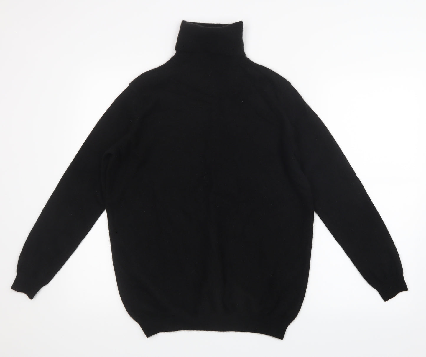 Pure Womens Black  Knit Pullover Jumper Size 12