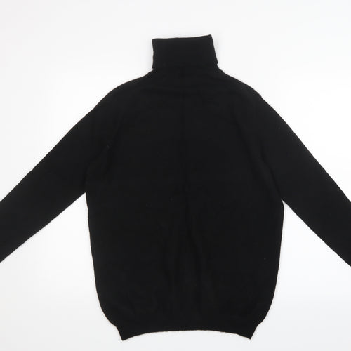 Pure Womens Black  Knit Pullover Jumper Size 12