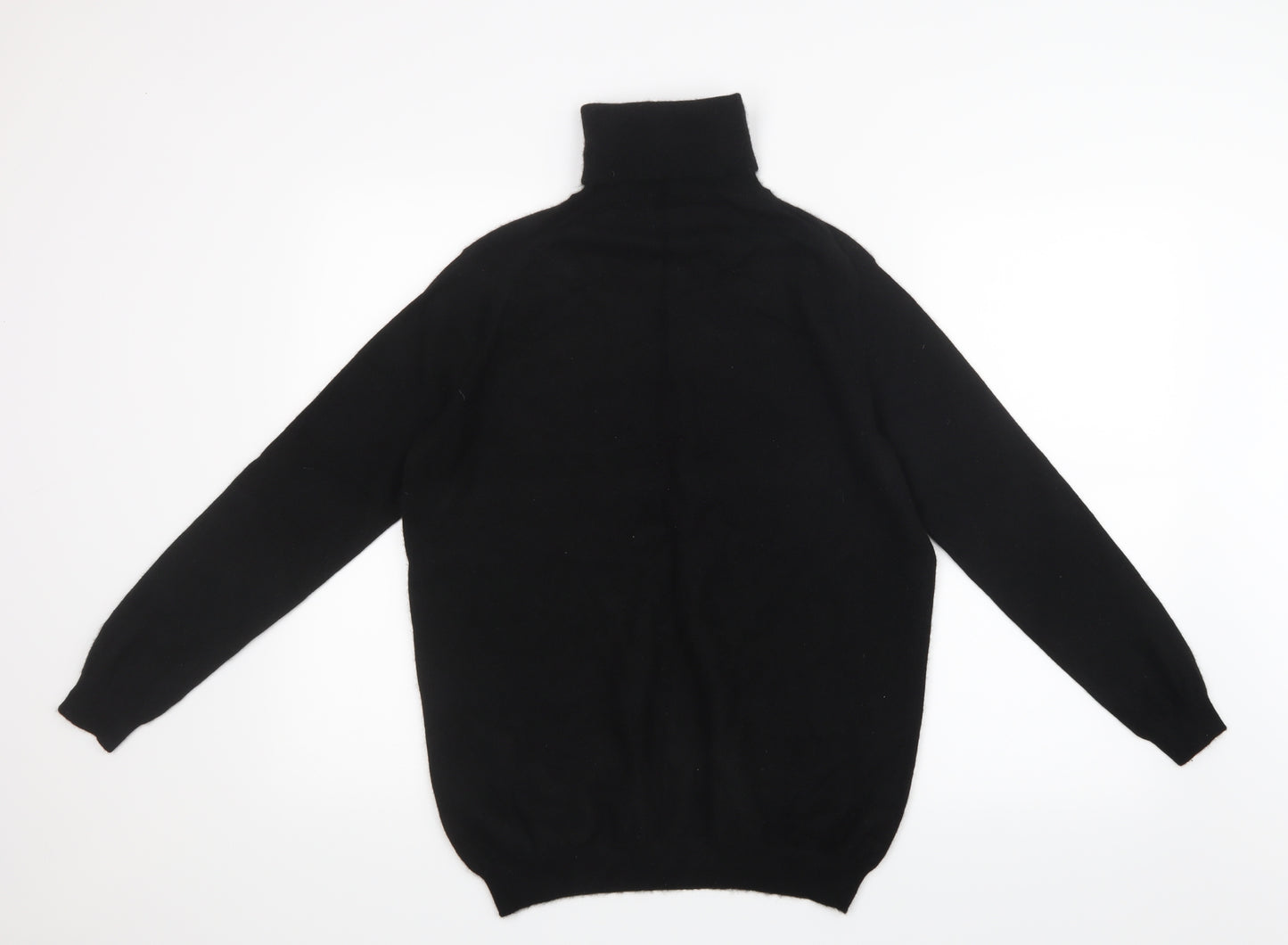 Pure Womens Black  Knit Pullover Jumper Size 12