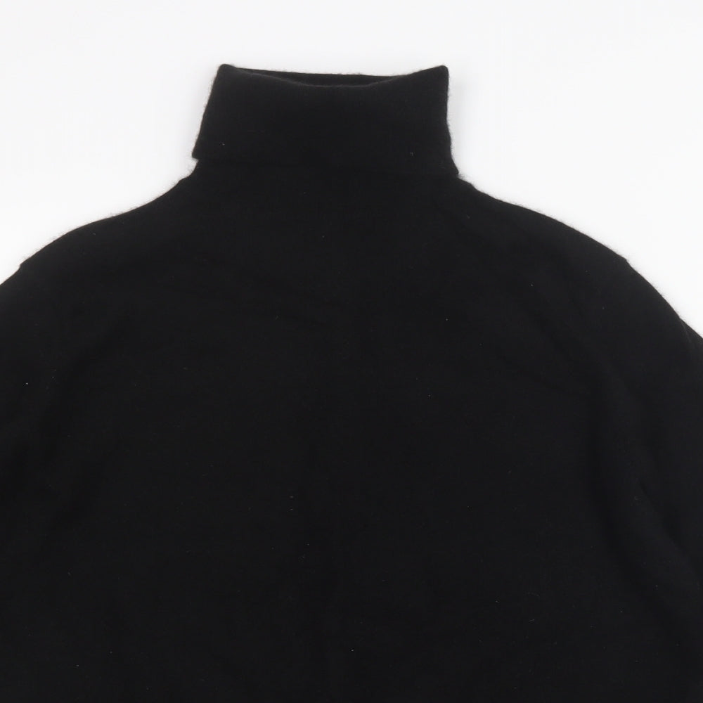 Pure Womens Black  Knit Pullover Jumper Size 12