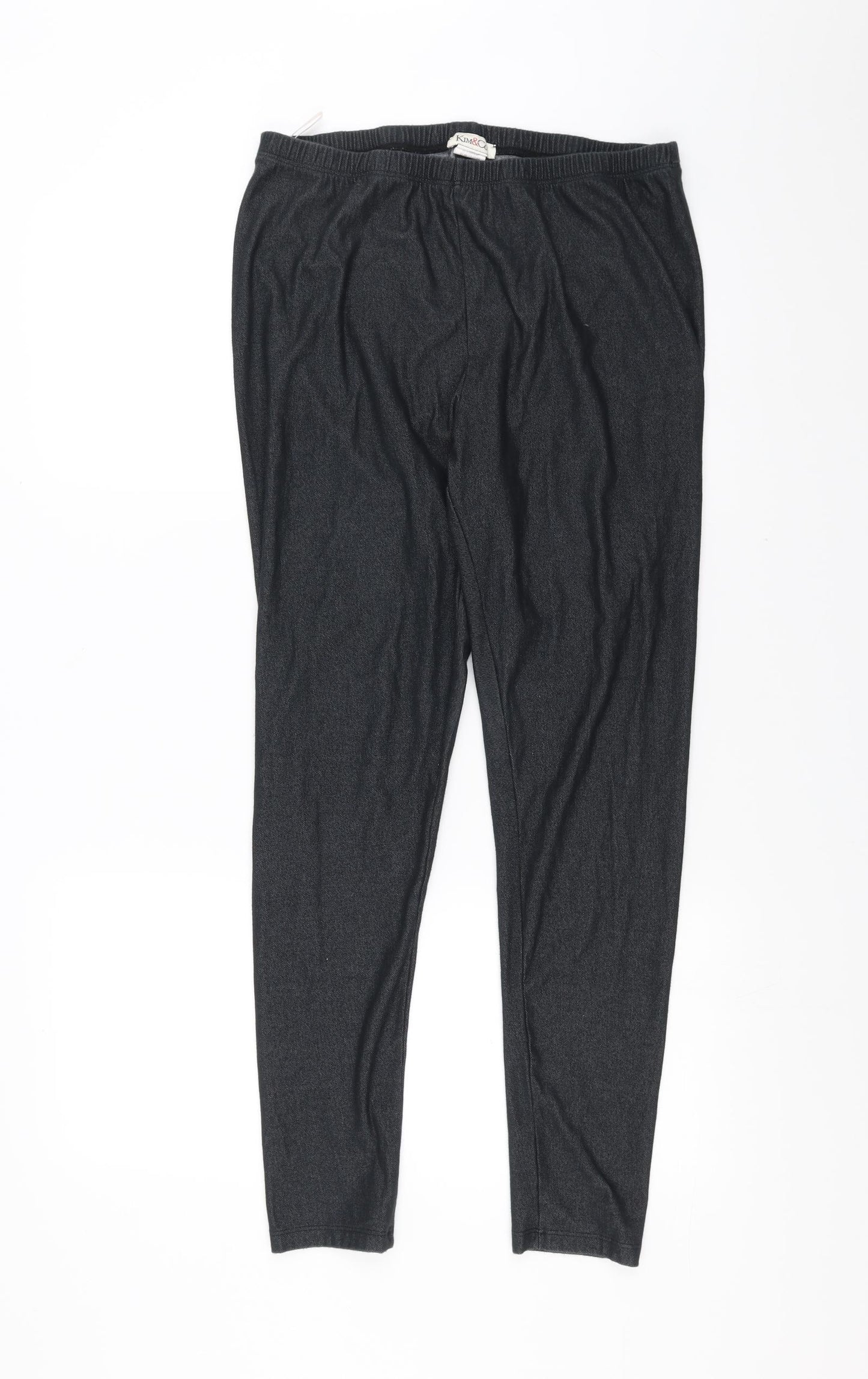 Kim & co Womens Grey   Carrot Leggings Size XL L29 in