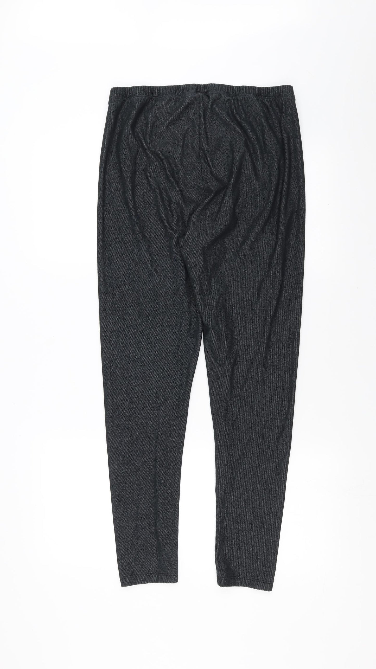 Kim & co Womens Grey   Carrot Leggings Size XL L29 in