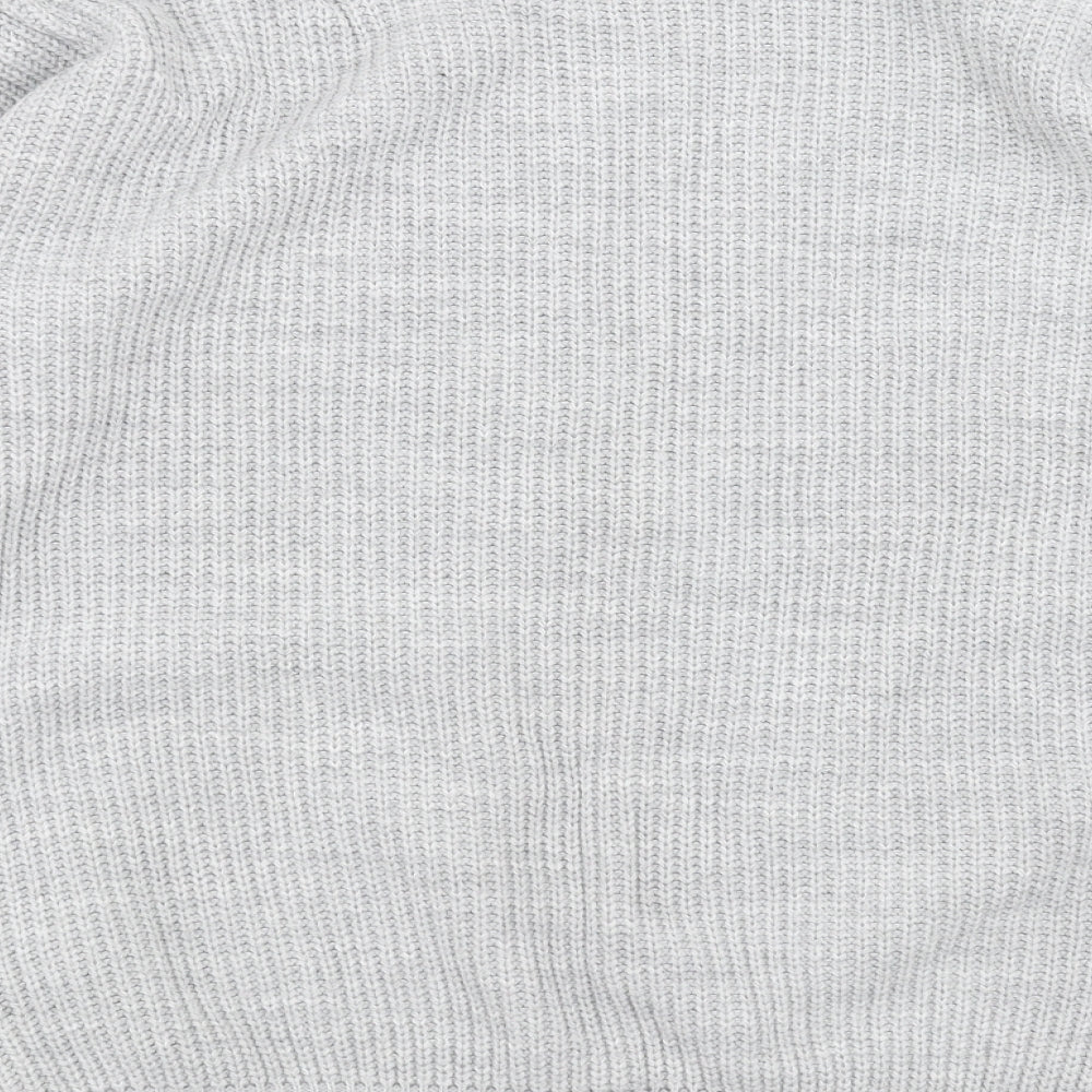 Missguided Womens Grey   Pullover Jumper Size M