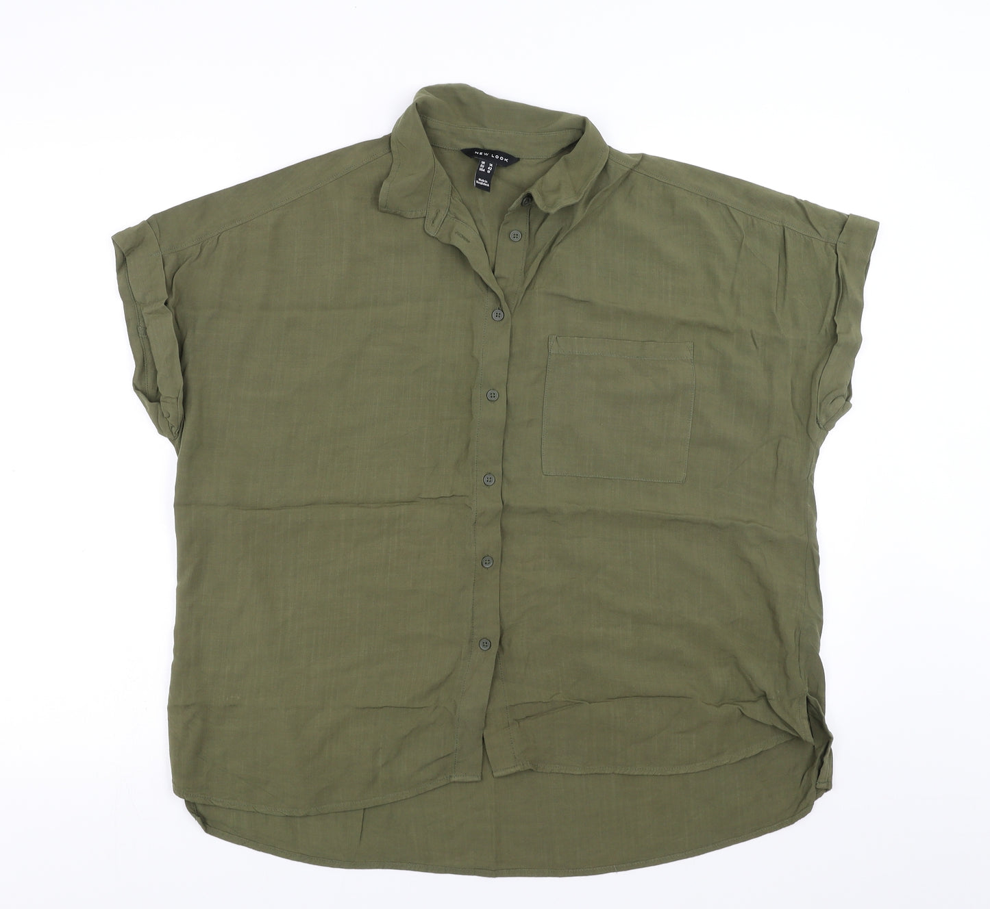 New Look Womens Green   Basic Blouse Size 14