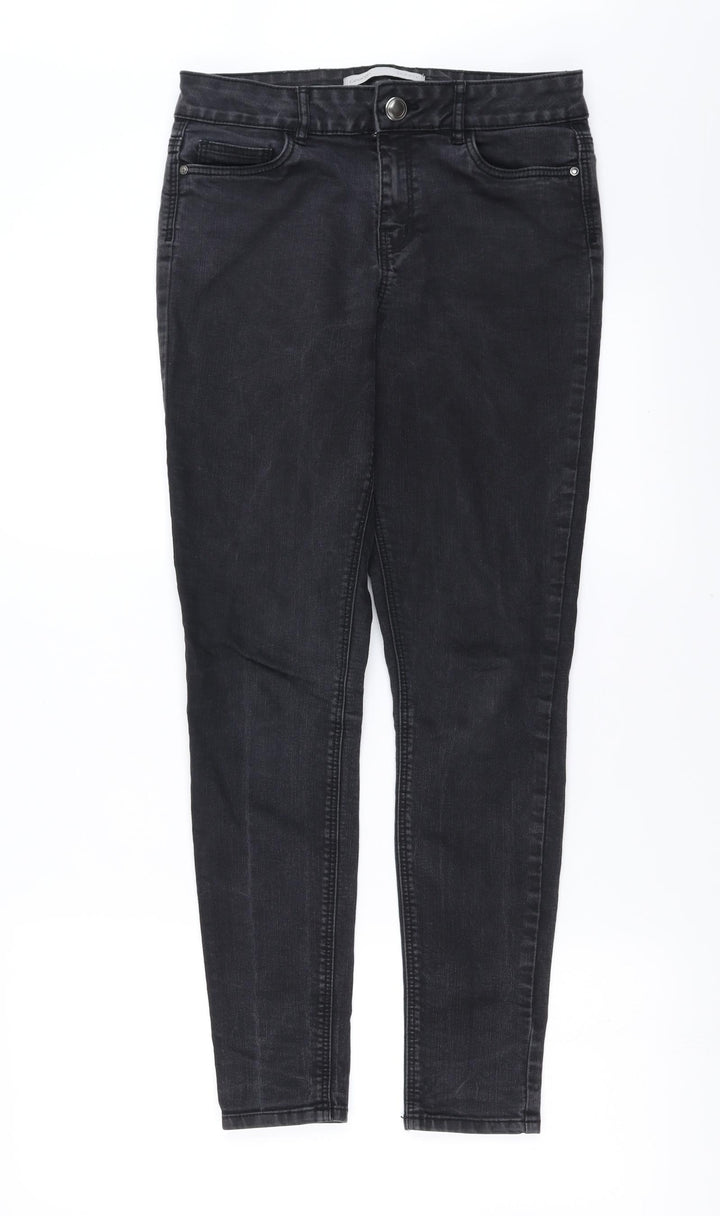 George Womens Black Denim Skinny Jeans Size 10 L28 in