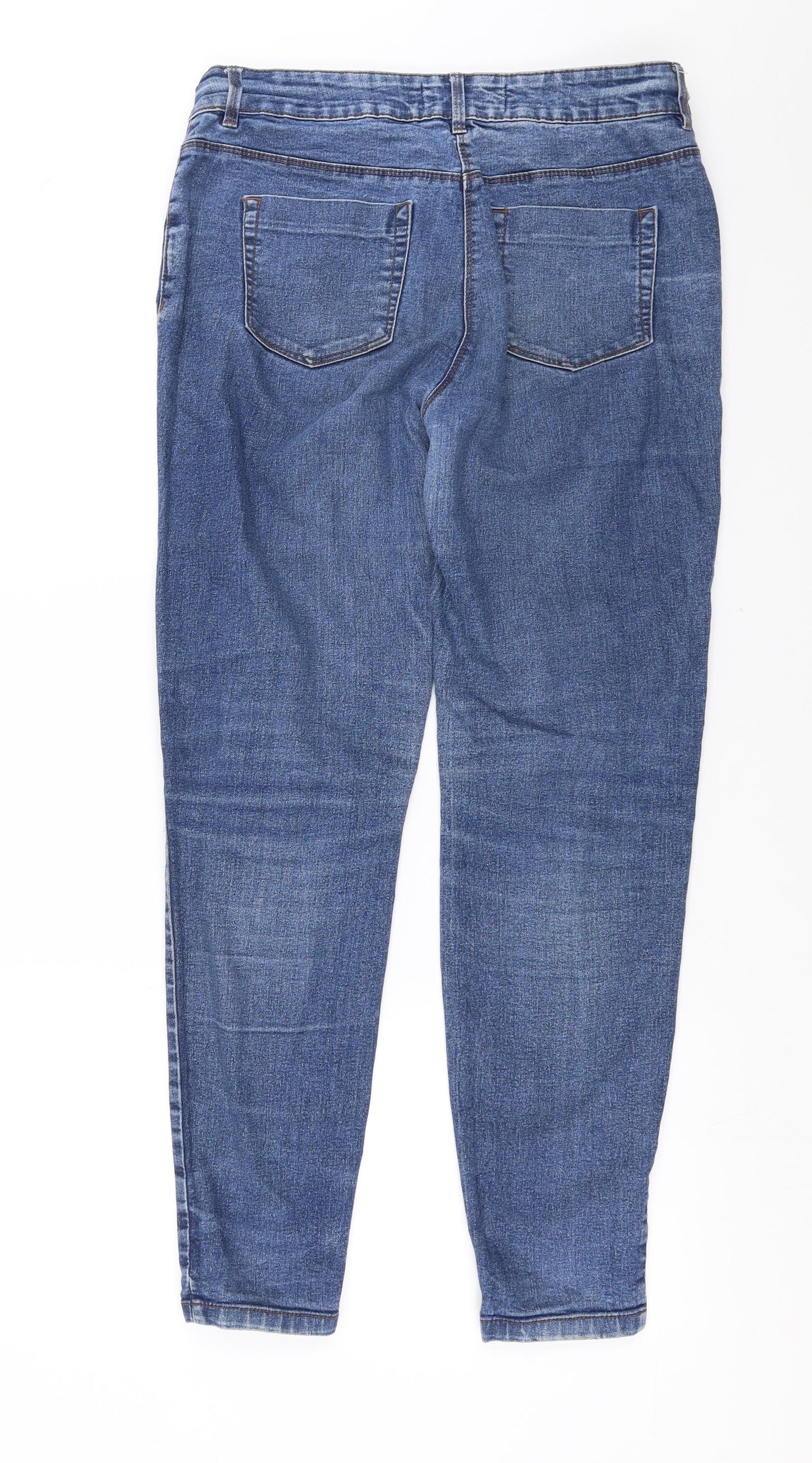 Papaya Womens Blue  Denim Skinny Jeans Size 10 L28 in