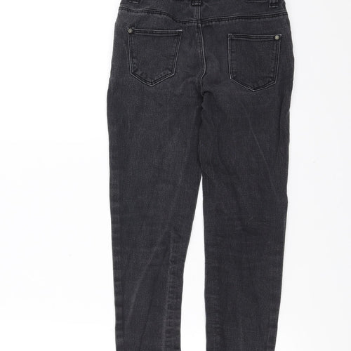 Primark Girls Black  Denim Skinny Jeans Size 9-10 Years