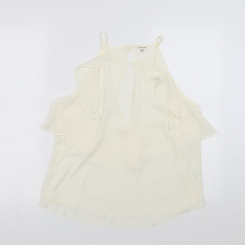 River Island Womens Ivory   Basic Blouse Size 12