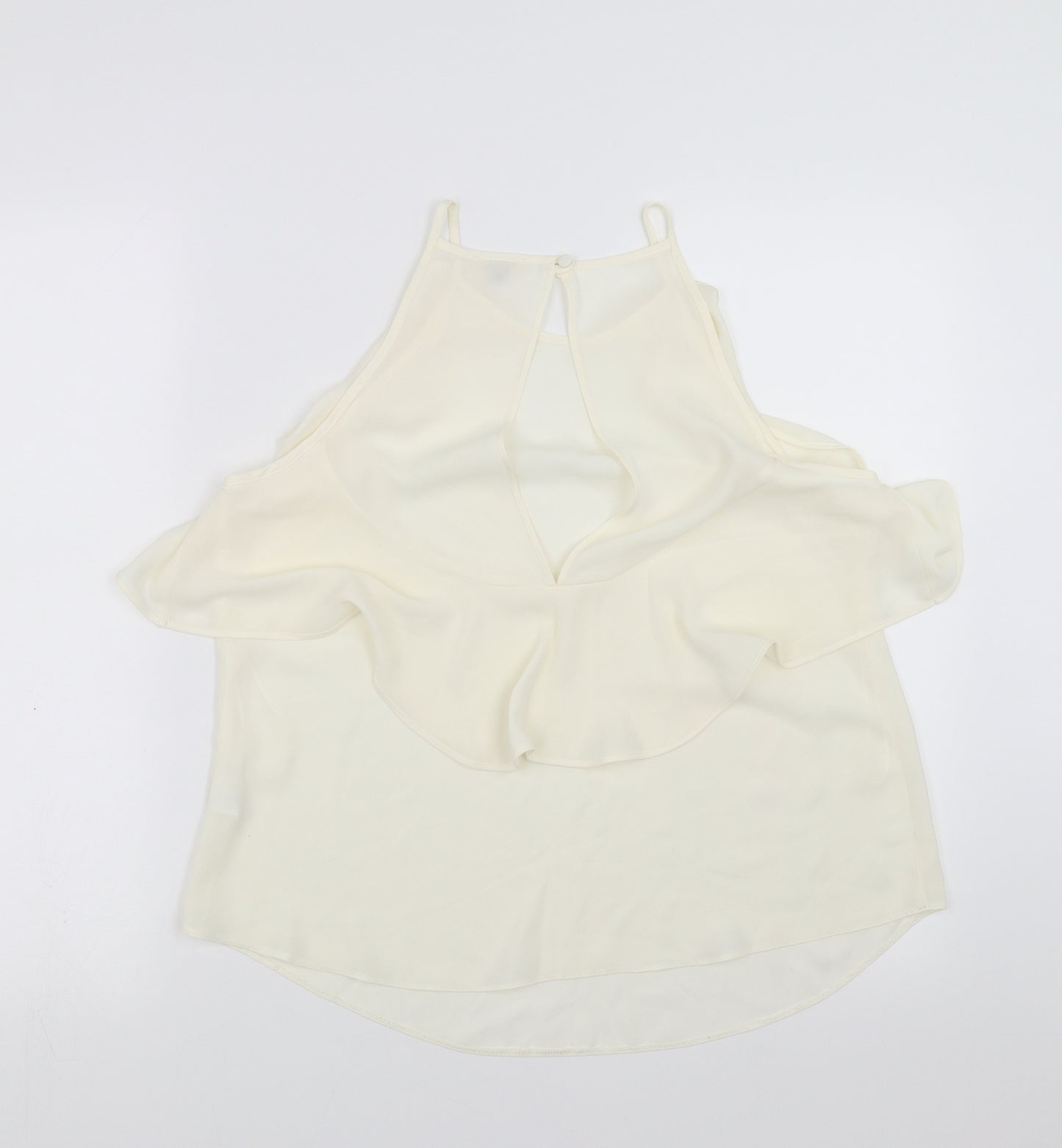 River Island Womens Ivory   Basic Blouse Size 12