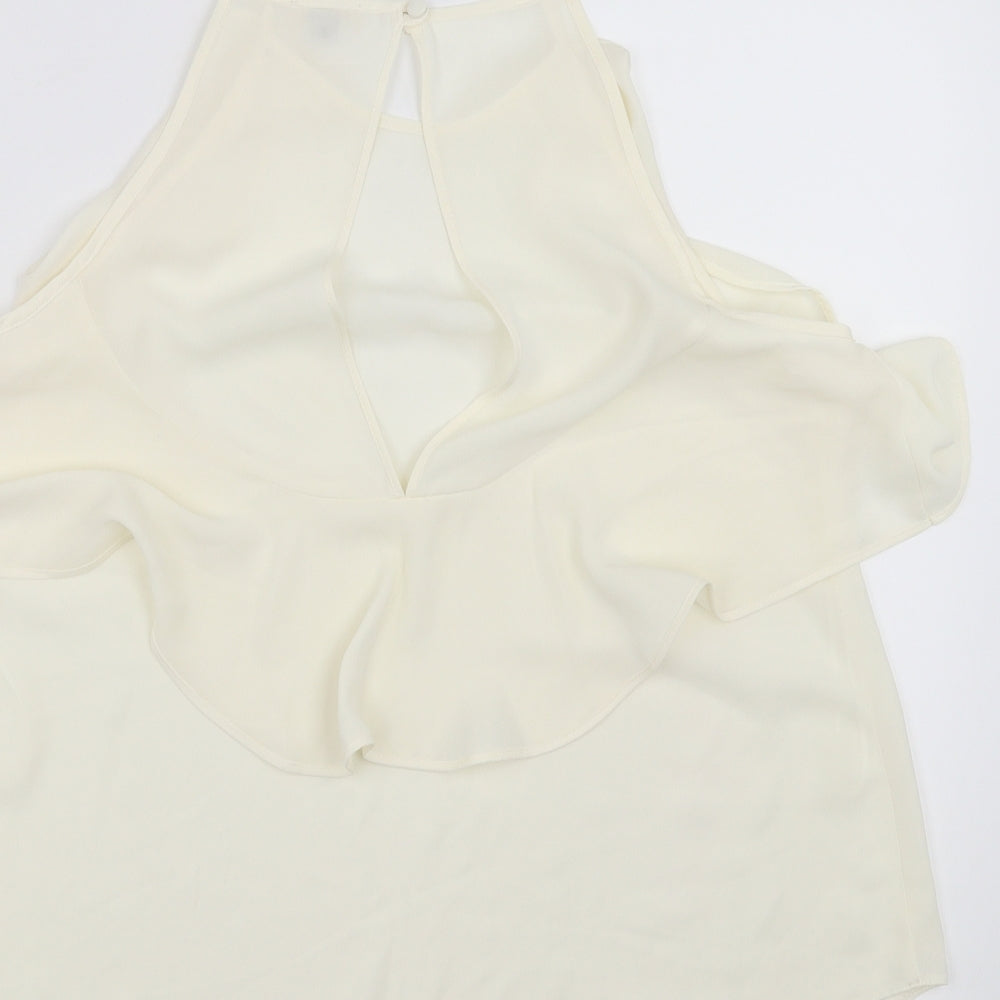 River Island Womens Ivory   Basic Blouse Size 12