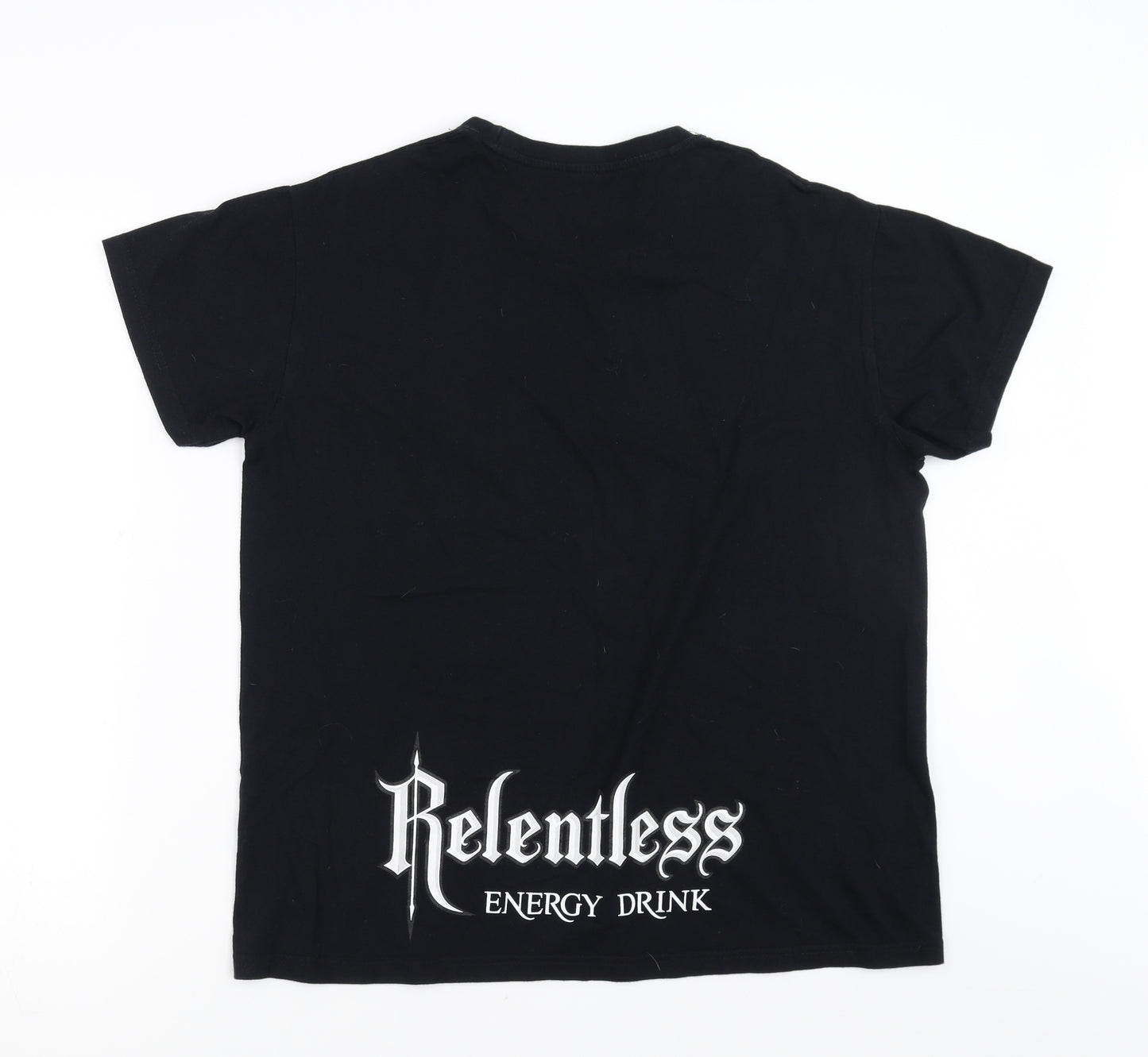 Imperial Mens Black    T-Shirt Size M  - relentless energy drink