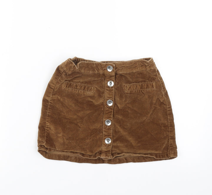 miss evie Girls Brown A-Line Skirt Size 9 Years