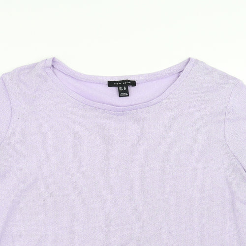 New Look Womens Purple   Pullover Jumper Size 16