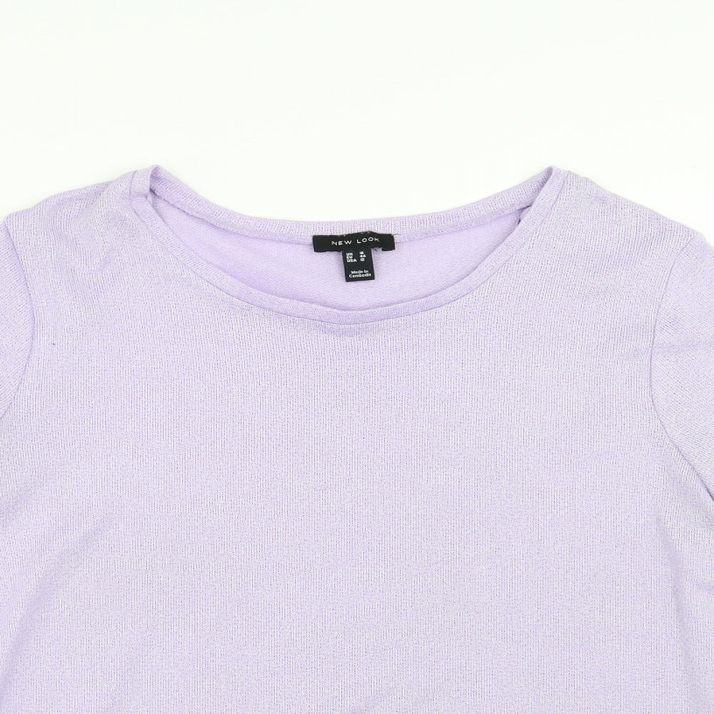 New Look Womens Purple   Pullover Jumper Size 16