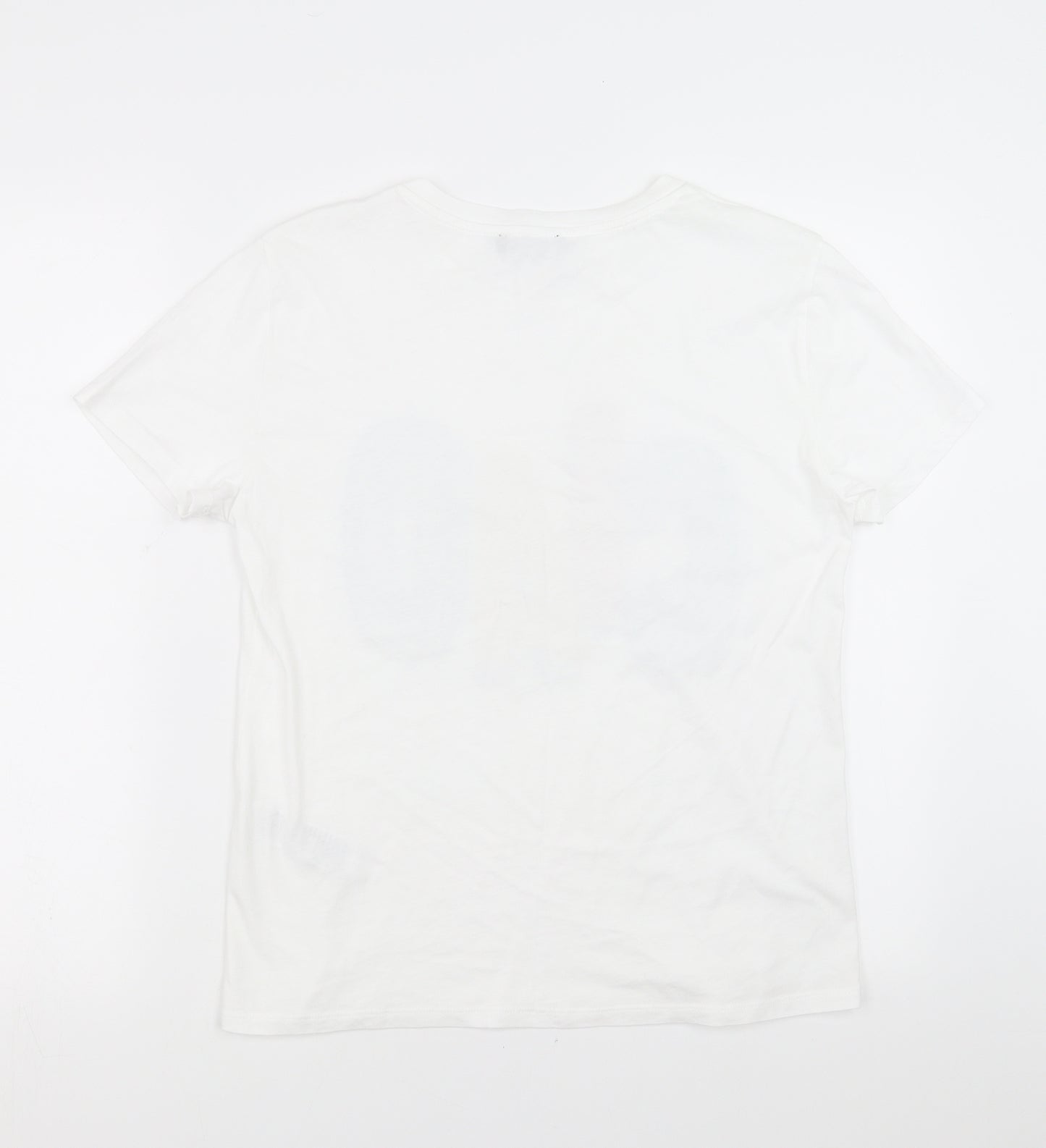 New Look Womens White   Basic T-Shirt Size 12  - ciao