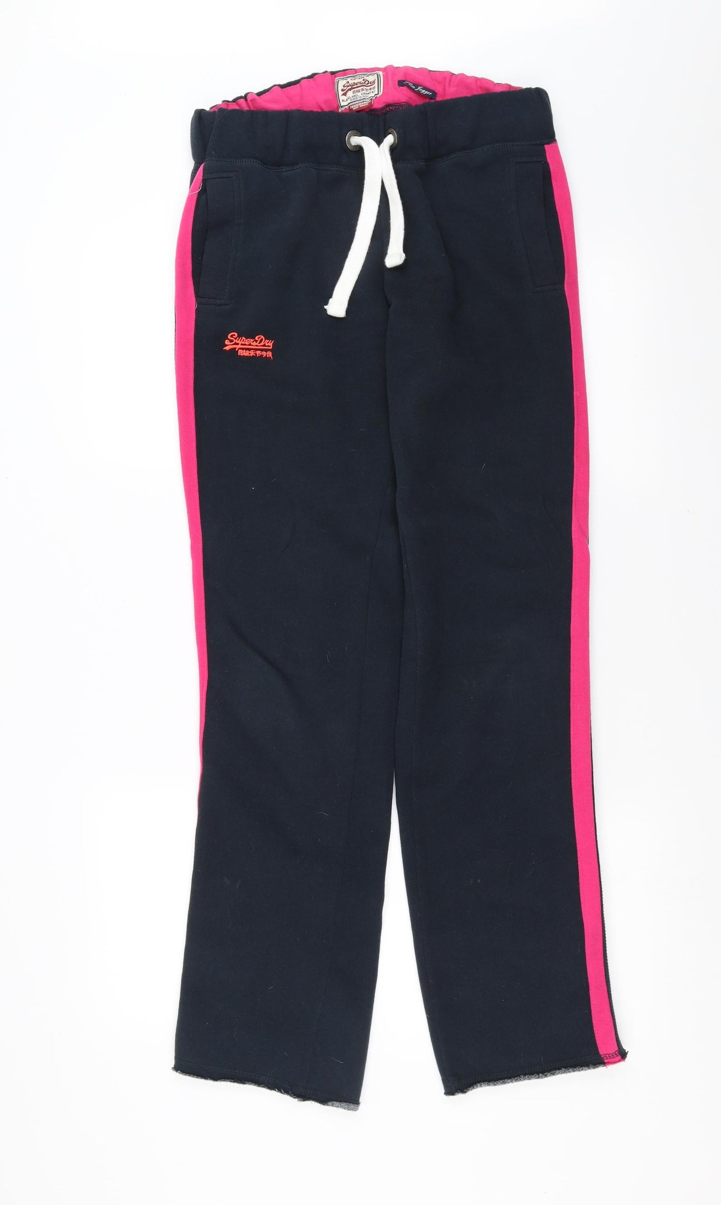 Superdry Womens Blue   Jogger Trousers Size S L35 in
