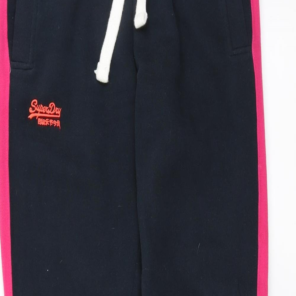 Superdry Womens Blue   Jogger Trousers Size S L35 in