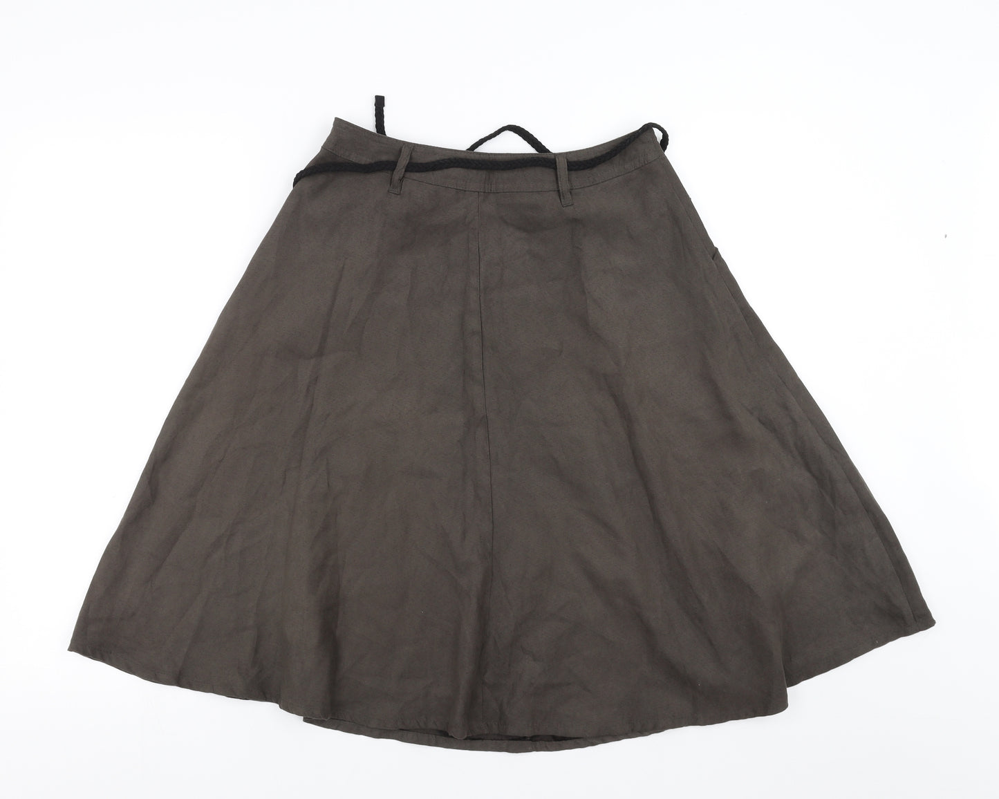 TopSecret Womens Green   A-Line Skirt Size 6