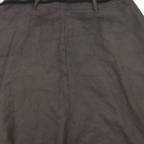 TopSecret Womens Green   A-Line Skirt Size 6