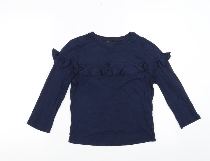 New Look Womens Blue   Basic Blouse Size 8