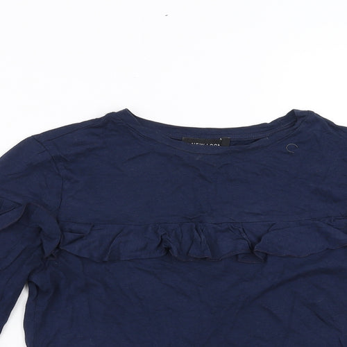 New Look Womens Blue   Basic Blouse Size 8
