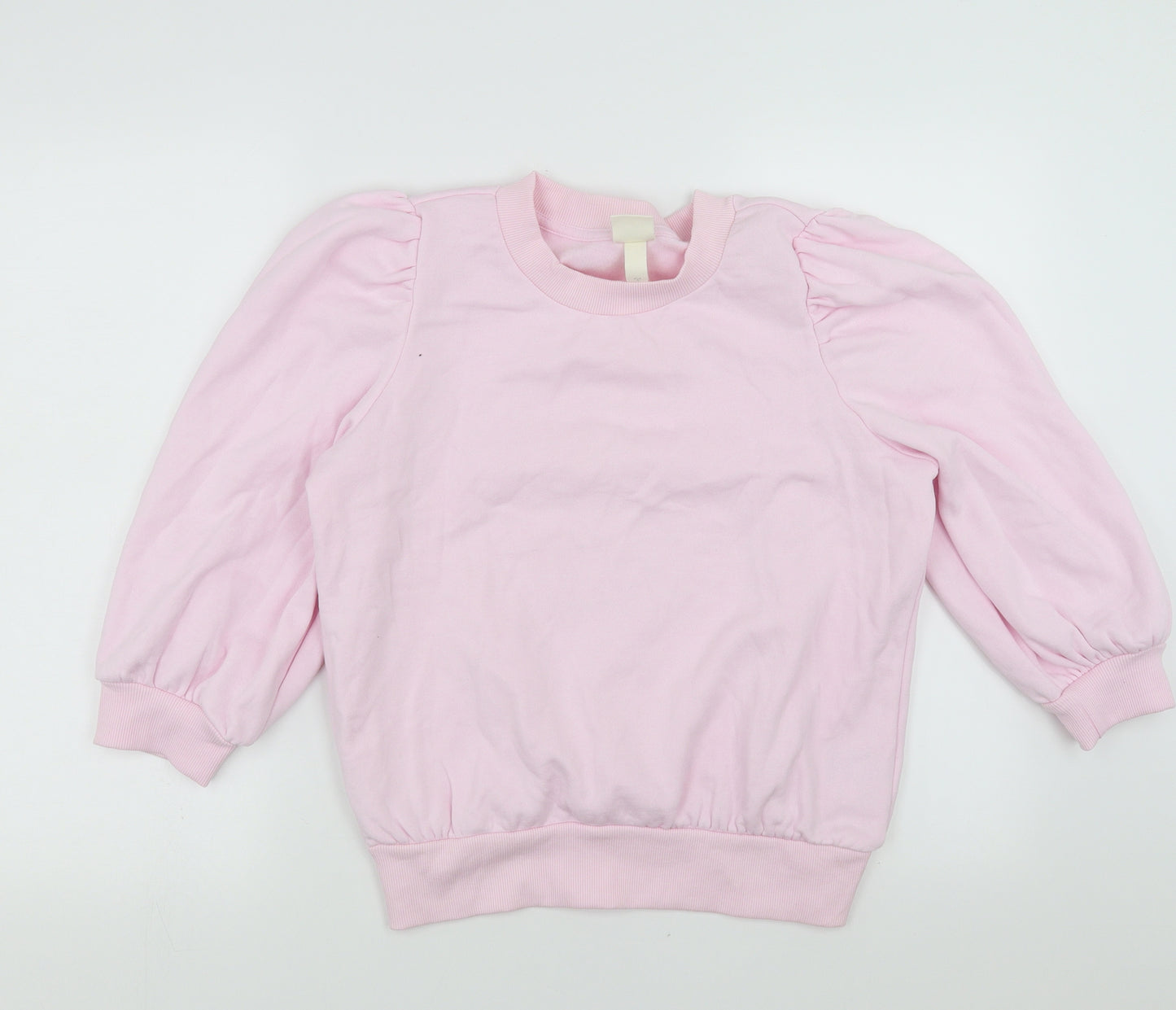 H&M Womens Pink   Pullover Sweatshirt Size S