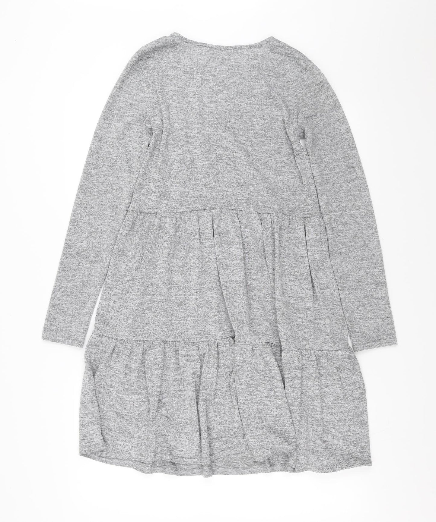 New Look Womens Grey   Jumper Dress  Size 8