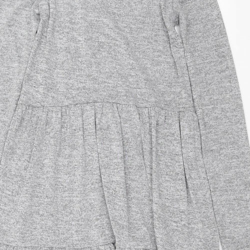 New Look Womens Grey   Jumper Dress  Size 8
