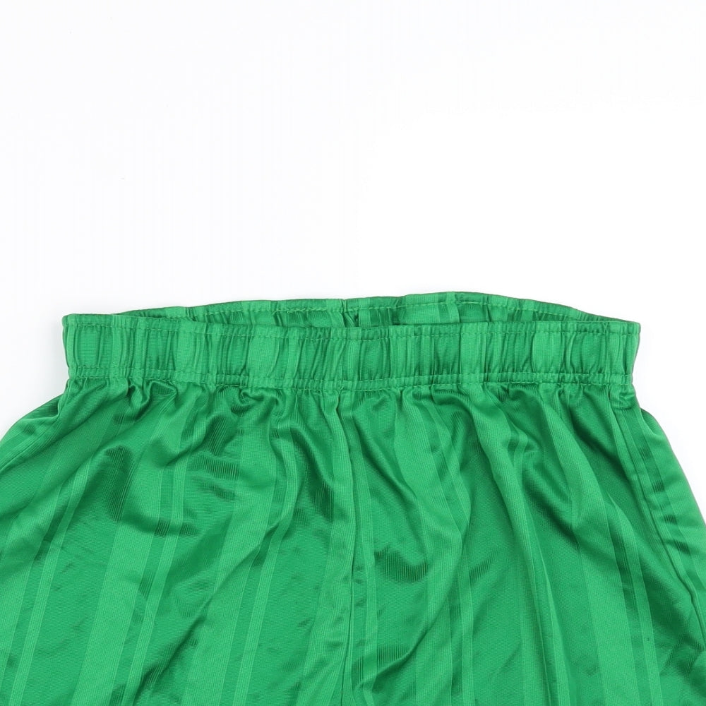 Sondico Mens Green Striped  Sweat Shorts Size S