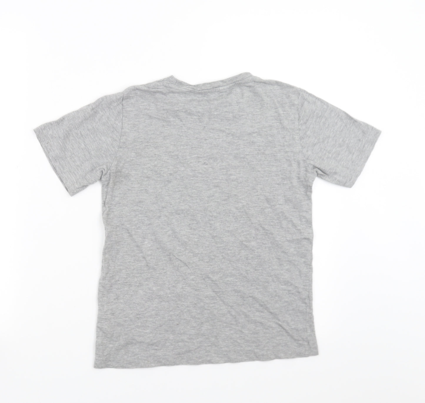 H&M Boys Grey   Basic T-Shirt Size 8-9 Years  - zombie