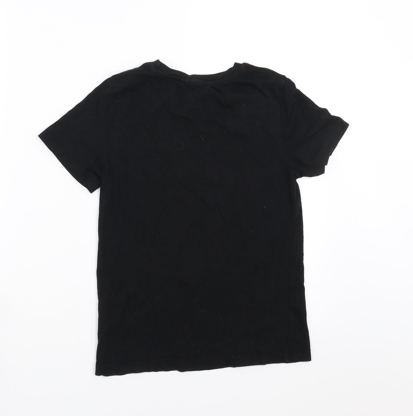 H&M Boys Black   Basic T-Shirt Size 8-9 Years  - eyes