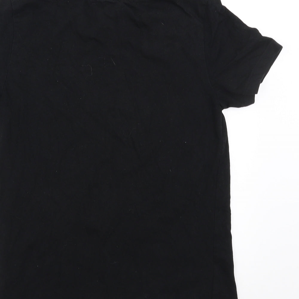 H&M Boys Black   Basic T-Shirt Size 8-9 Years  - eyes