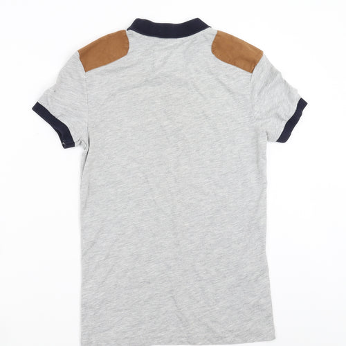 River Island Mens Grey    Polo Size XS  - 2xs