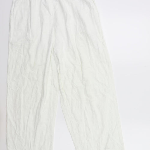 COTTO SUMMER COLOURS Womens White   Trousers  Size 30 in L25 in