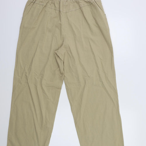 Yours Womens Beige   Trousers  Size 18 L28 in