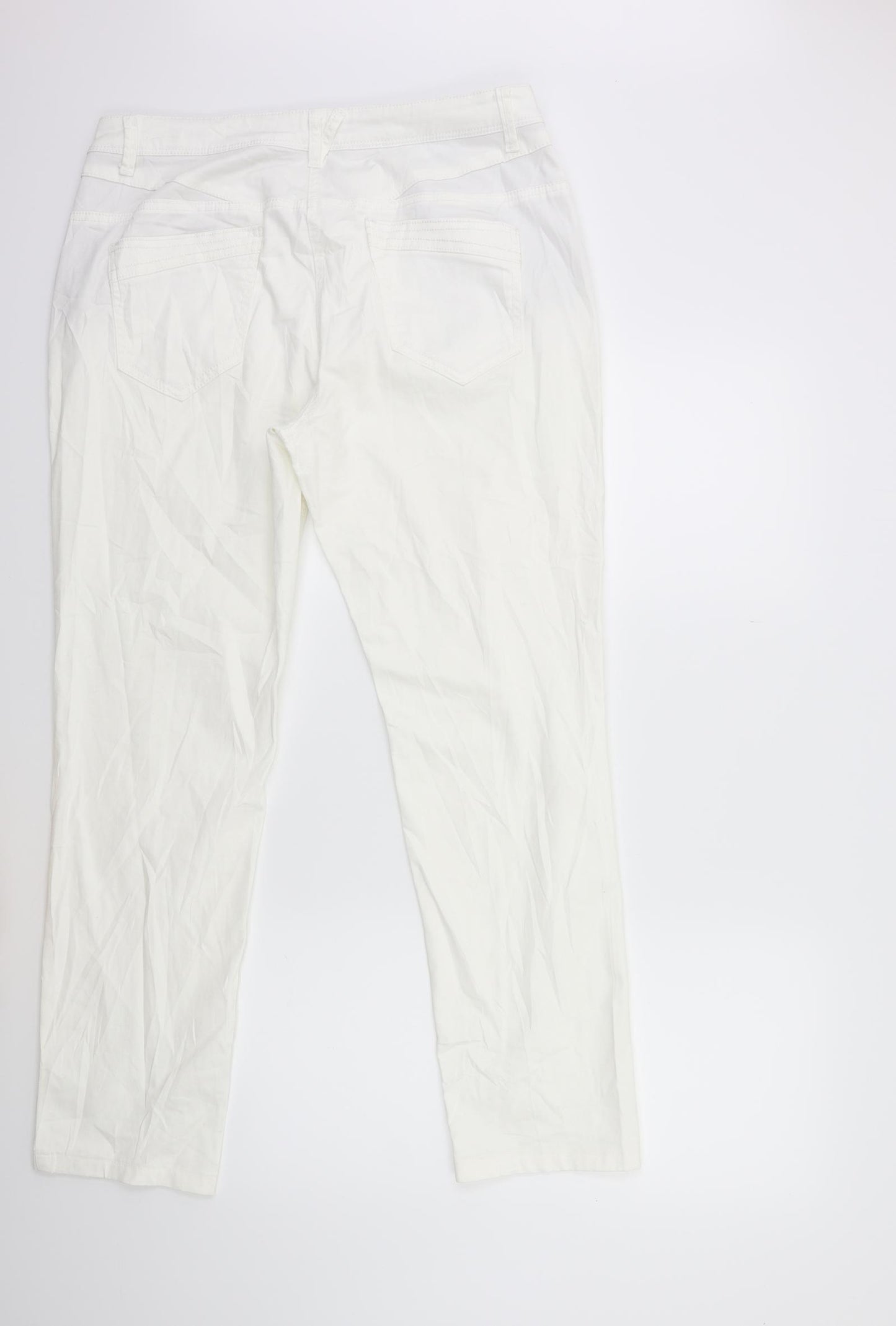 Cecil Womens White   Trousers  Size 32 in L30 in