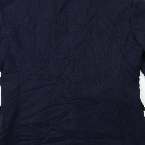 frenchie Mens Blue   Jacket Suit Jacket Size 36