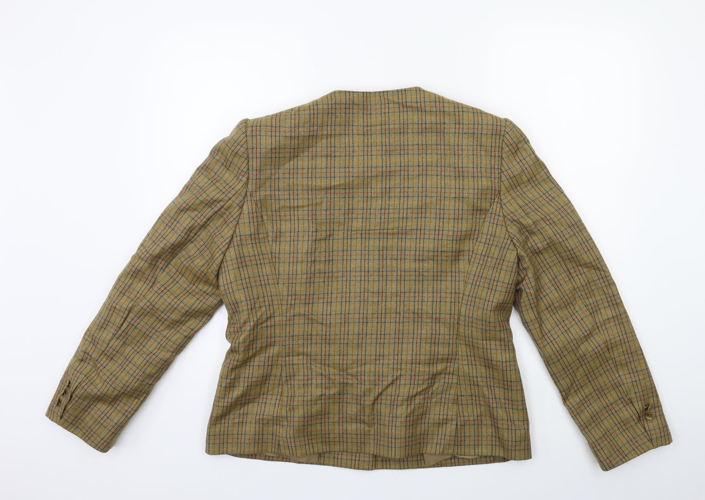 Equorian Womens Brown Check  Jacket  Size 16